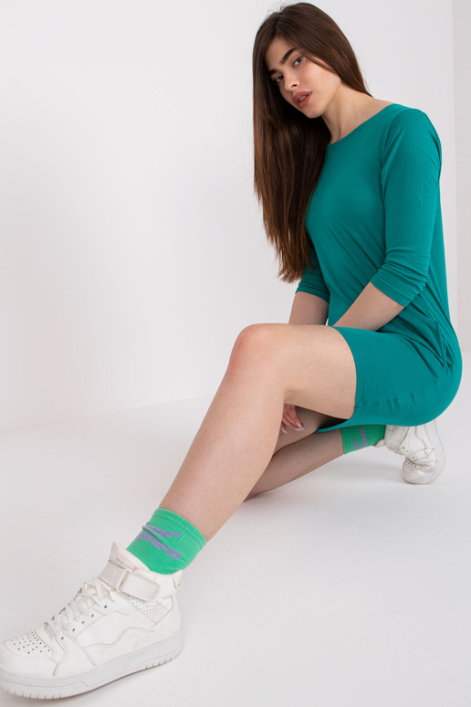 Zelená tunika pro ženy z bavlny...