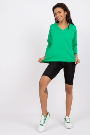 Zelená halenka s krajkou na... 2