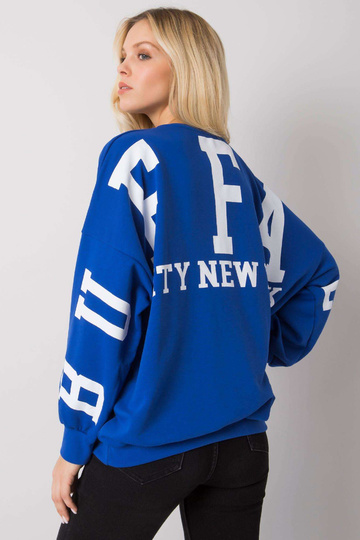 Modrá mikina s potiskem od... 2