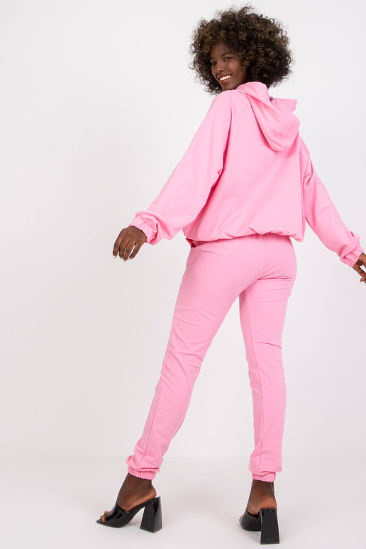 Světle růžová bavlněná tepláková...