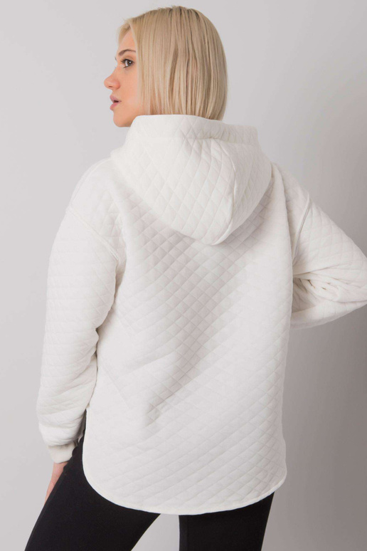 Ecru prošívaná mikina na zip Arezzo