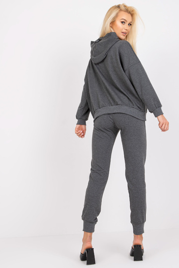 Tmavě šedá melanžová...