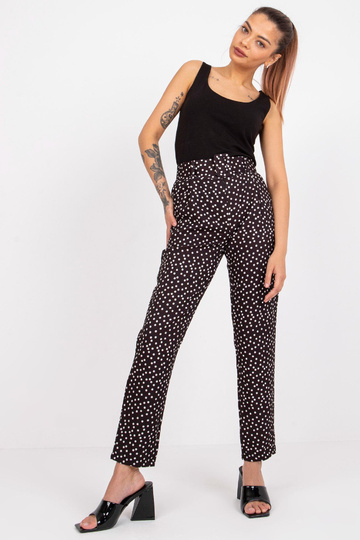 Černé látkové kalhoty Kyoto...