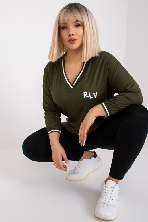 Khaki Loose Plus Size Halenka Marianna