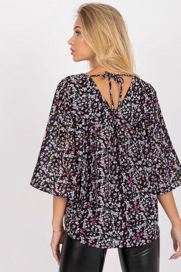 Černá volná halenka s... 2