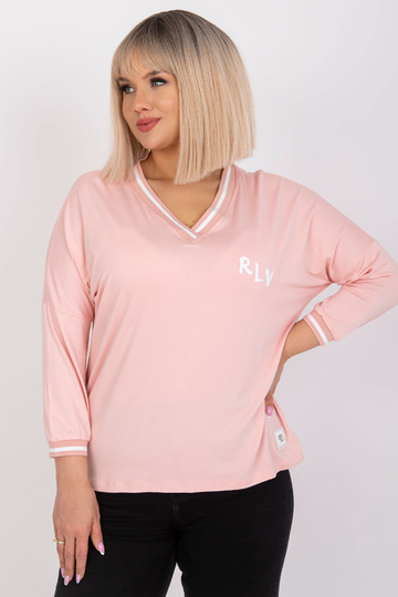 Bledě růžová asymetrická...