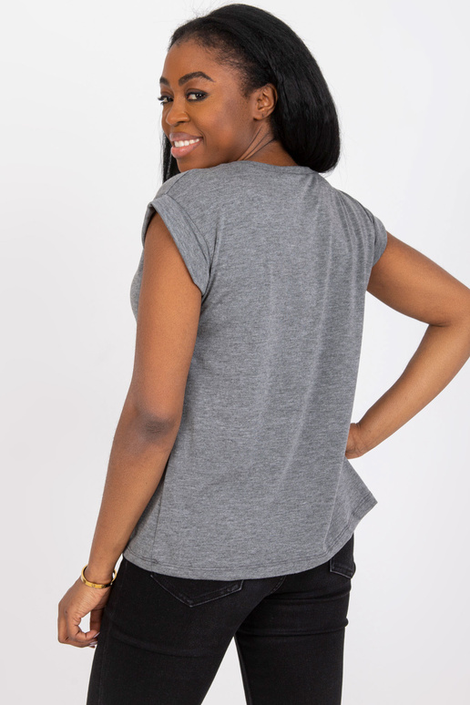 Základní bavlněné tričko tmavě šedé... Základní bavlněné tričko tmavě šedé...