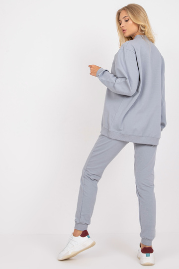 Šedá mikina basic oversize...