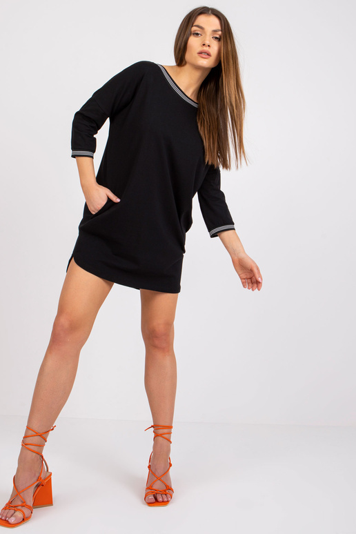 Černé minišaty Nova RUE PARIS