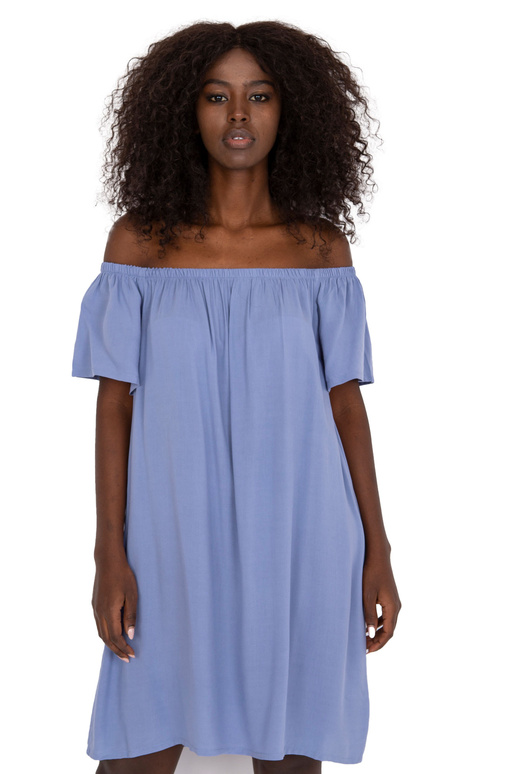 Světle modré viskózové šaty Remember...