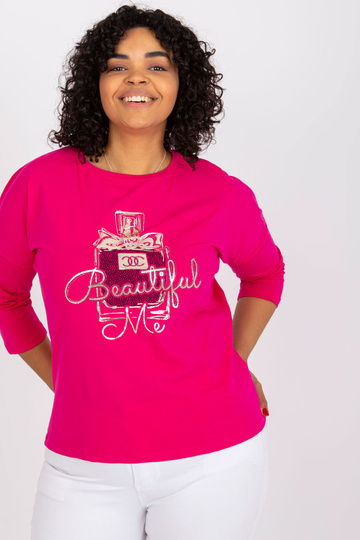 Fuchsiová halenka plus...