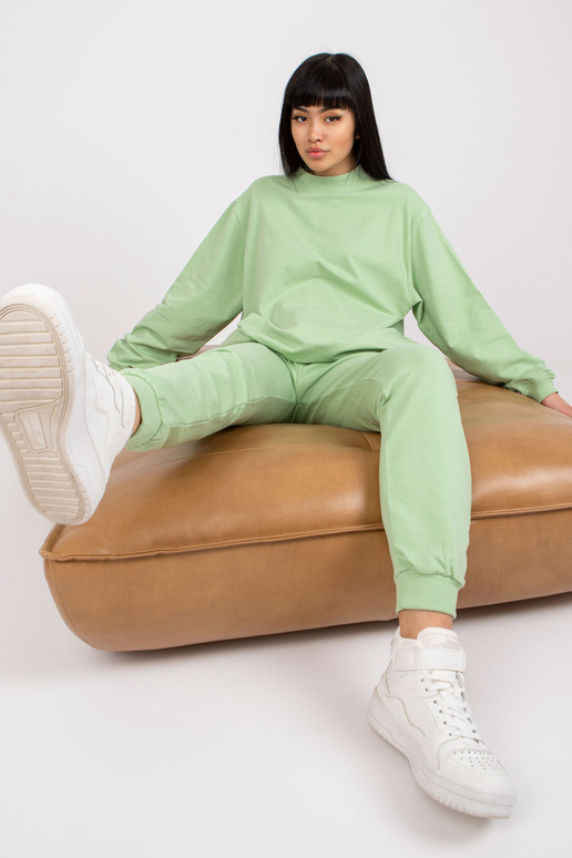 Základní bavlněné pistáciové tepláky