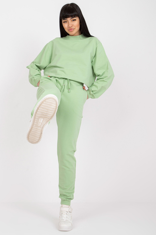 Základní bavlněné pistáciové tepláky