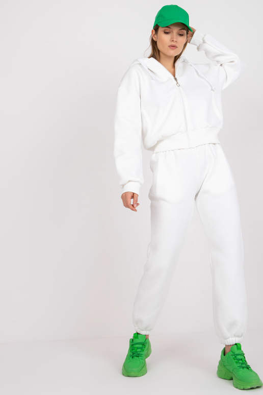 Bílá základní mikinová souprava s...