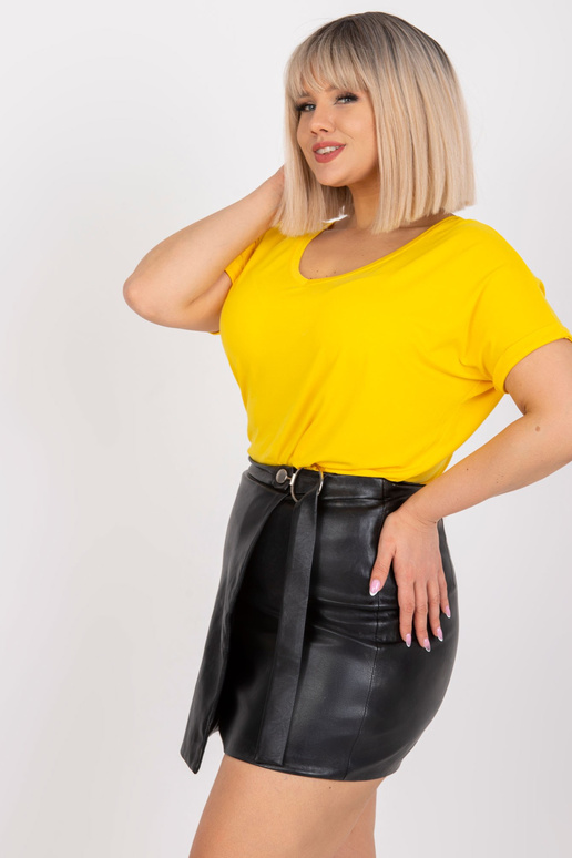 Žlutá ležérní halenka velké velikosti...