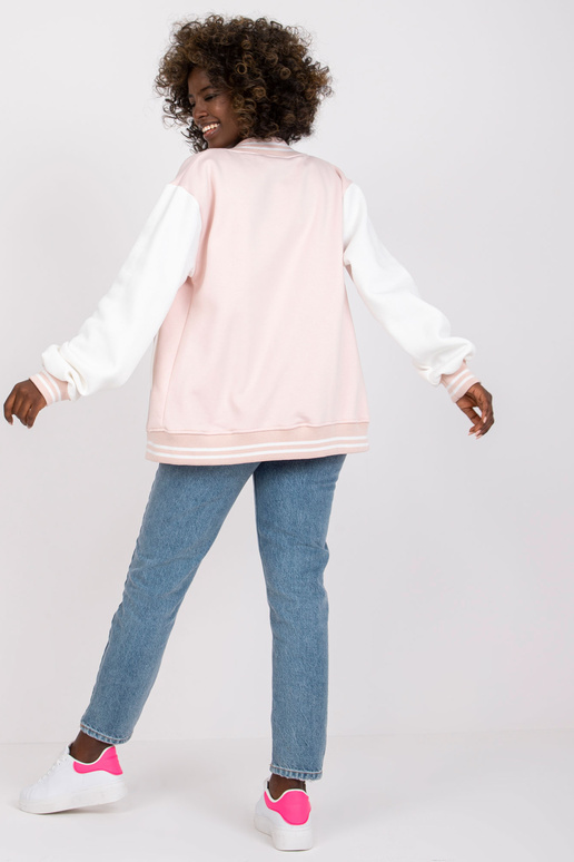 Světle růžová mikina Palma bomber