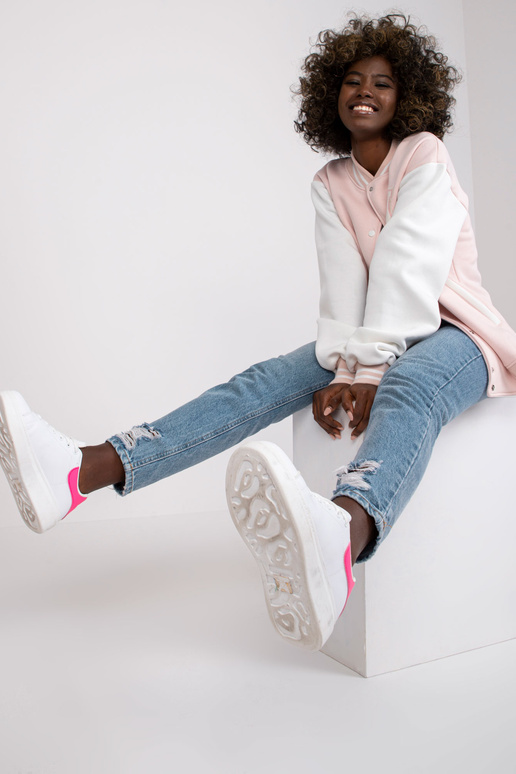 Světle růžová mikina Palma bomber