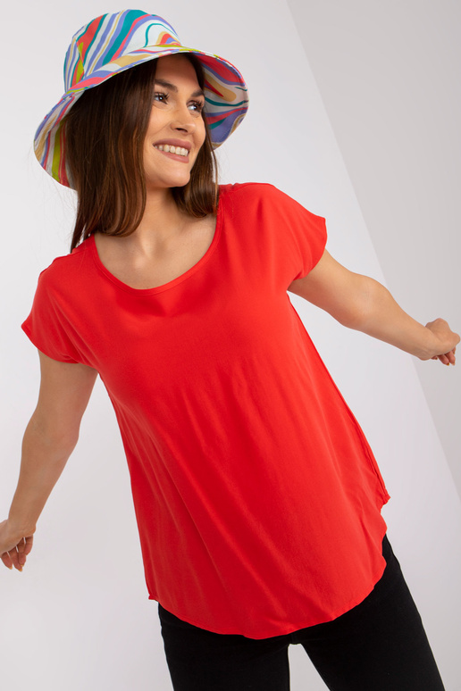 Červená halenka pro každodenní nošení...