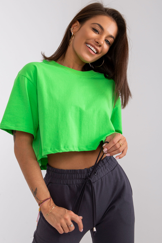 Světle zelené krátké tričko Viola Světle zelené krátké tričko Viola