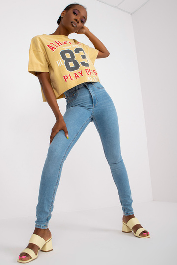 Modré dámské skinny fit... 2