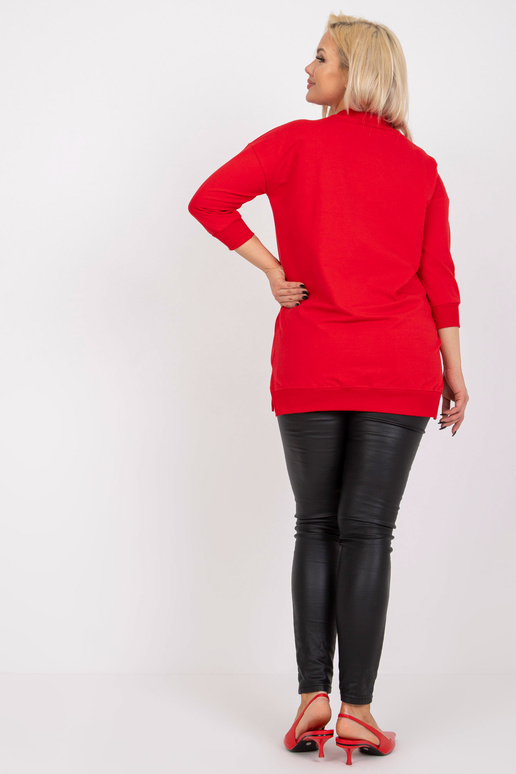 Červená bavlněná tunika větší... Červená bavlněná tunika větší...