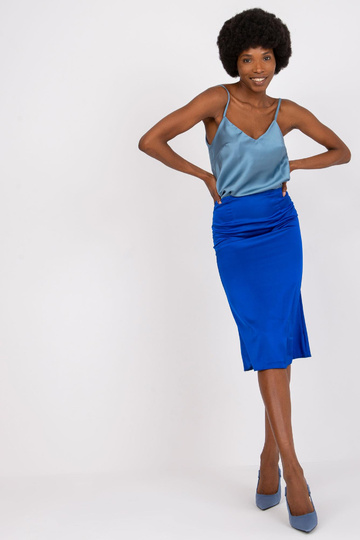 Tmavě modrá lichoběžníková...