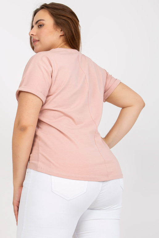 Špinavé růžové dámské tričko větší... Špinavé růžové dámské tričko větší...