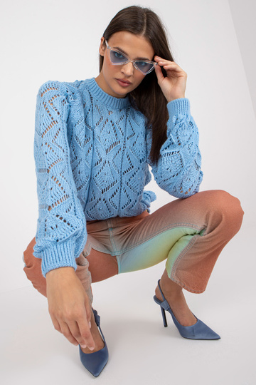 Modrý prolamovaný klasický... 2