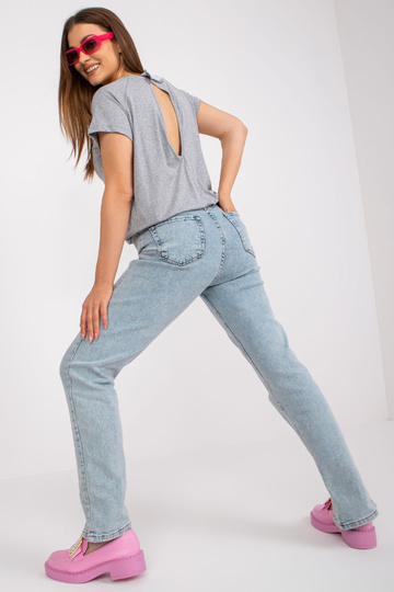 Šedá melanžová ležérní... 2