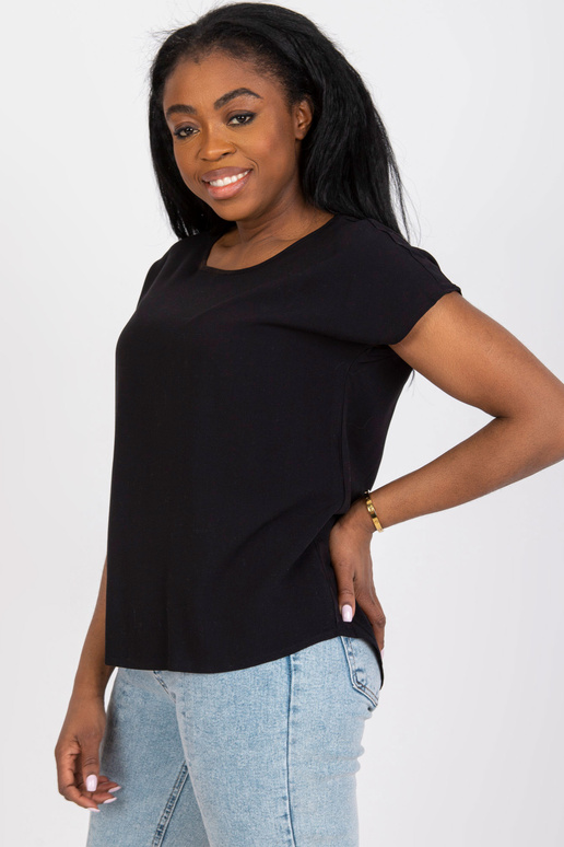 Černá halenka pro každodenní nošení z...