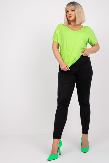 Fluo zelená volná halenka... 2