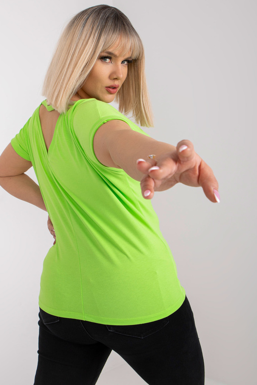 Fluo zelená volná halenka větší...