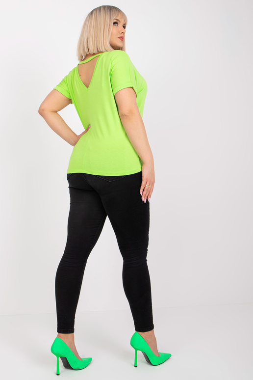 Fluo zelená volná halenka větší...