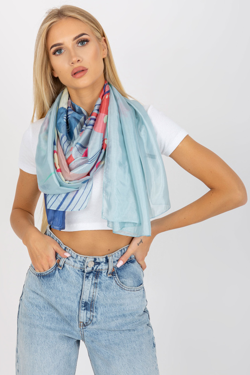 Modrý tenký obal s potiskem