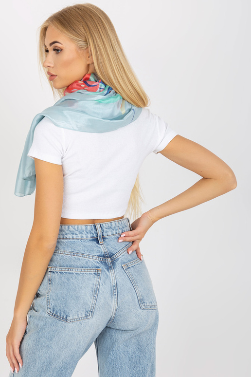 Modrý tenký obal s potiskem