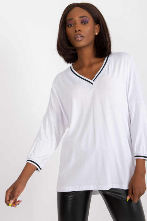 Bílá ležérní ležérní ležérní halenka