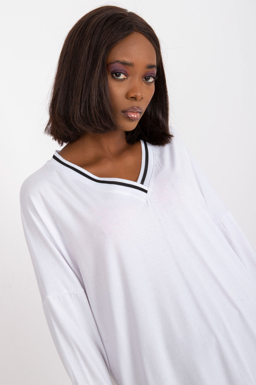 Bílá ležérní ležérní ležérní halenka