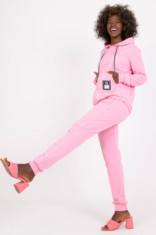 Světle růžová mikina s mikinou Mariami