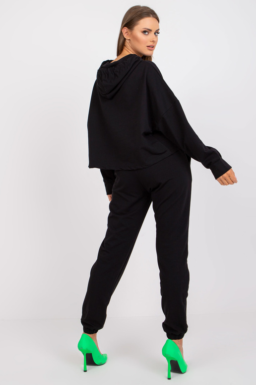 Černá bavlněná základní dvoudílná...