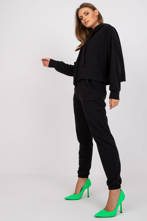 Černá bavlněná základní dvoudílná...