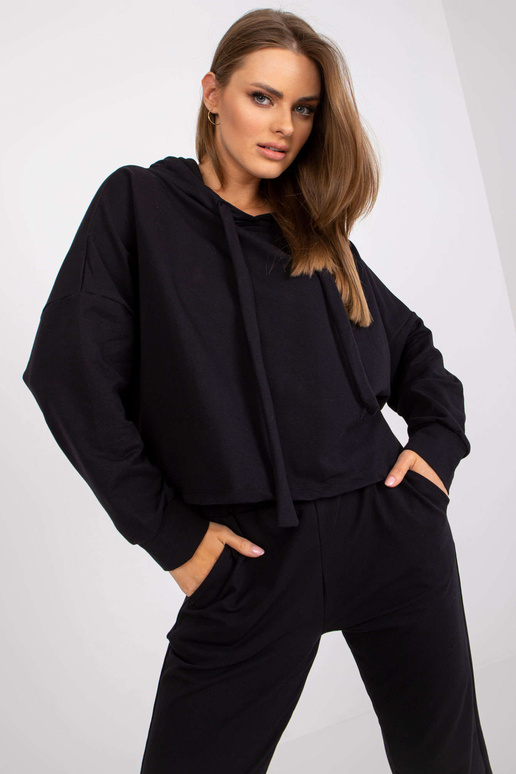 Černá bavlněná základní dvoudílná...