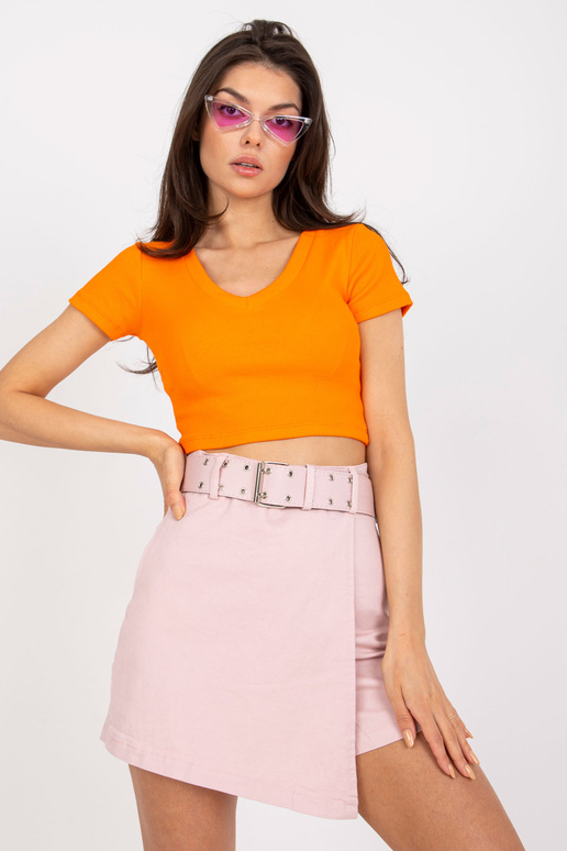 Růžové bavlněné kraťasy pro volný čas