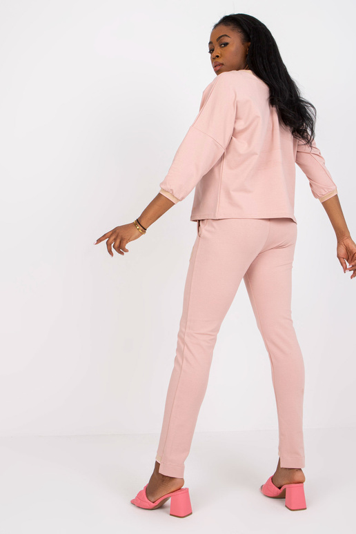 Špinavě růžová dvoudílná ležérní...