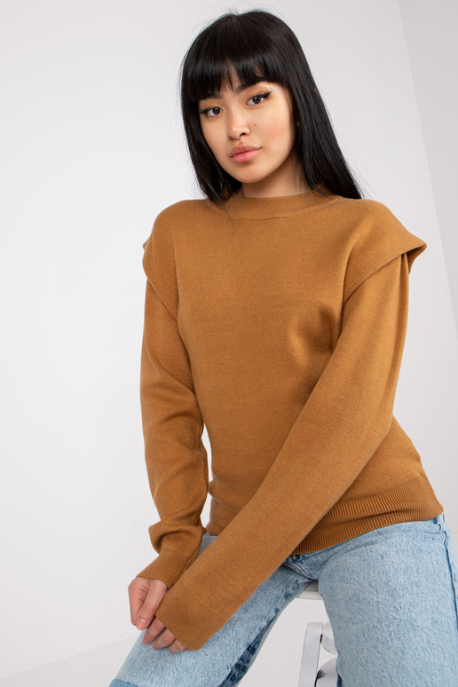 Camel dámský klasický svetr s viskózou