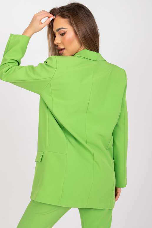 Dámské světle zelené sako s podšívkou...