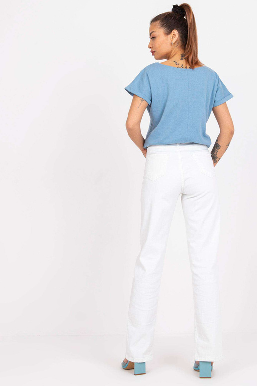 Světle modré tričko pro ženy basic...