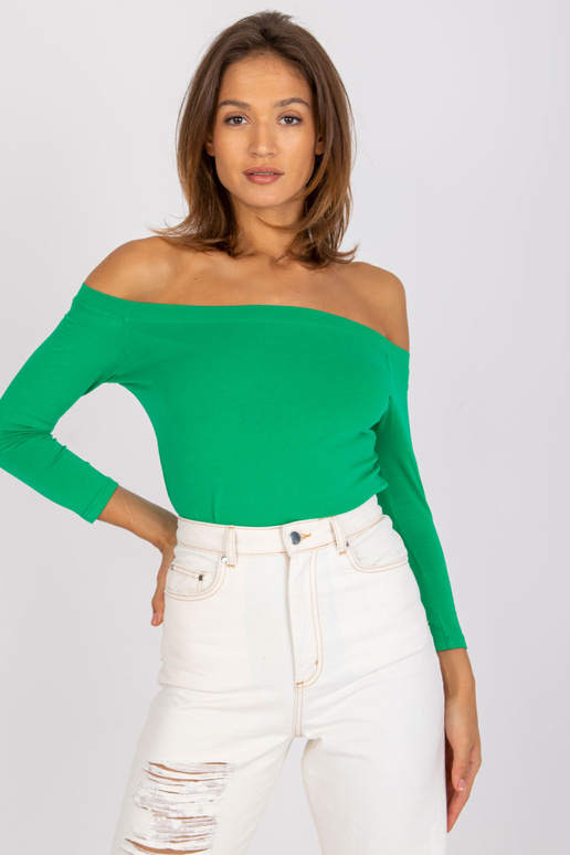 Zelená bavlněná španělská halenka Blink