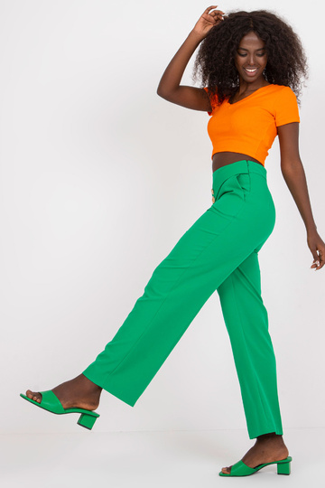 Zelené elegantní látkové...