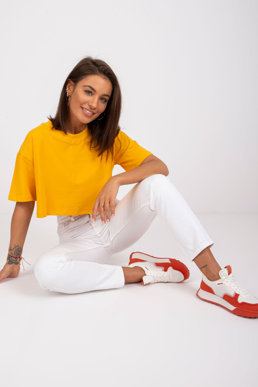 Světle oranžové krátké tričko Viola