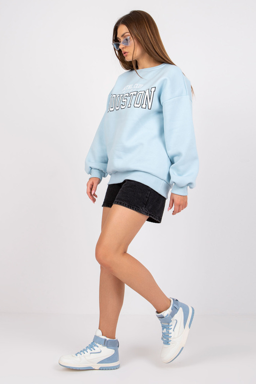 Světle modrá mikina s potiskem Los...